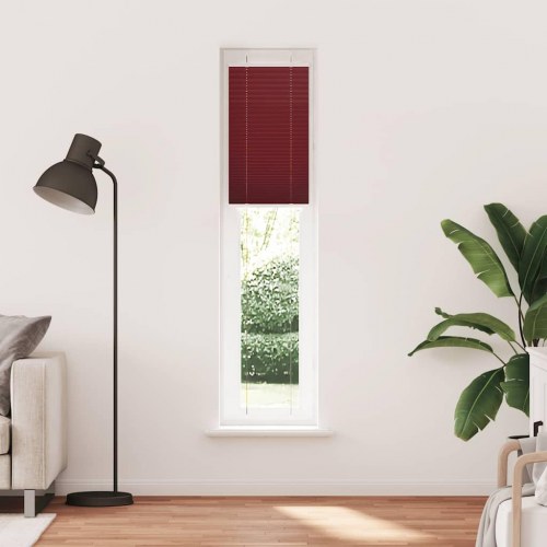 Plisségardin bordeauxrød 50×200 cm - stofbredde 49,4 cm, polyester