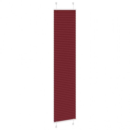 Plisségardin bordeauxrød 50×200 cm - stofbredde 49,4 cm, polyester