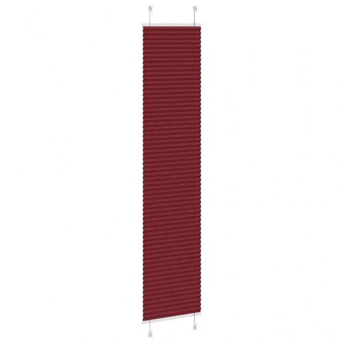 Plisségardin bordeauxrød 50×200 cm - stofbredde 49,4 cm, polyester