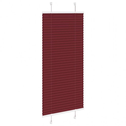 Plisségardin bordeauxrød 65×150 cm - stofbredde 64,4 cm, polyester