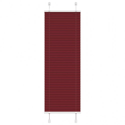 Plisségardin bordeauxrød 40×150 cm - stofbredde 39,4 cm, polyester