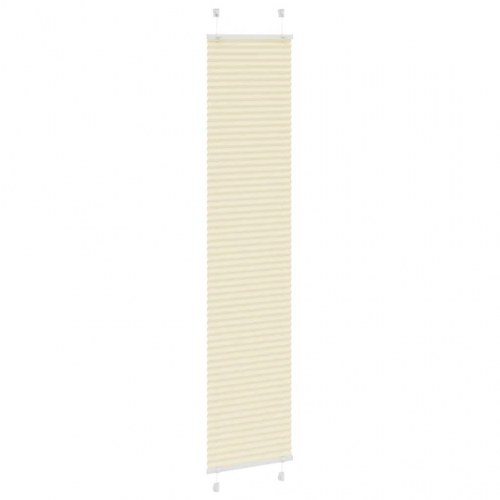 Plisségardin - creme, 40×200 cm (stofbredde 39,4 cm), polyester