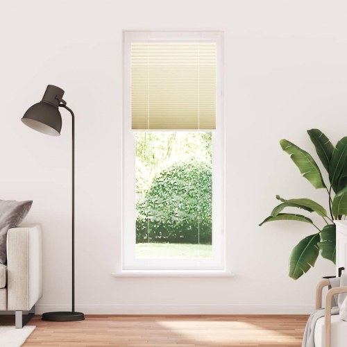 Plisségardin creme 75x200 cm - stofbredde 74,4 cm, polyester