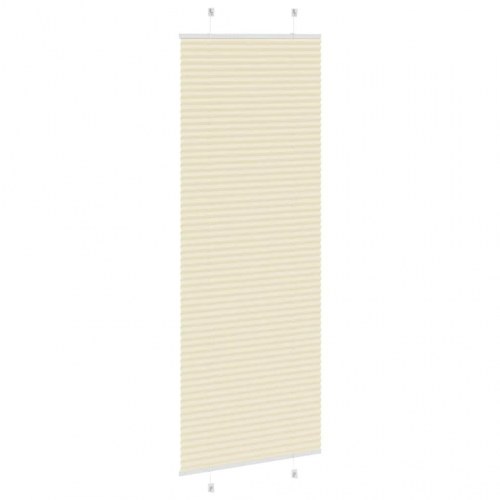 Plisségardin creme 75x200 cm - stofbredde 74,4 cm, polyester