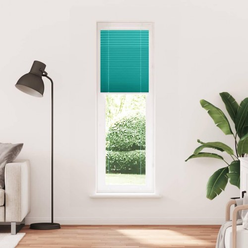 Plisségardin - benzin grøn 60×200 cm, stofbredde 59,4 cm, polyester