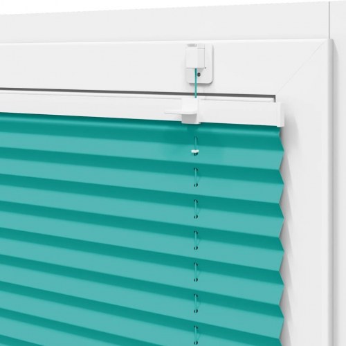 Plisségardin - benzin grøn 60×200 cm, stofbredde 59,4 cm, polyester