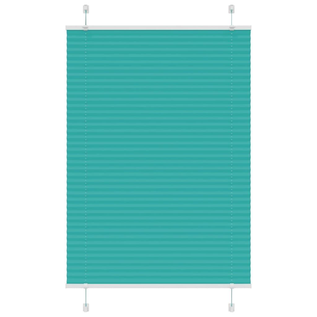 Plisségardin Benzin Grøn 85x150 cm Stofbredde 84,4 cm Polyester