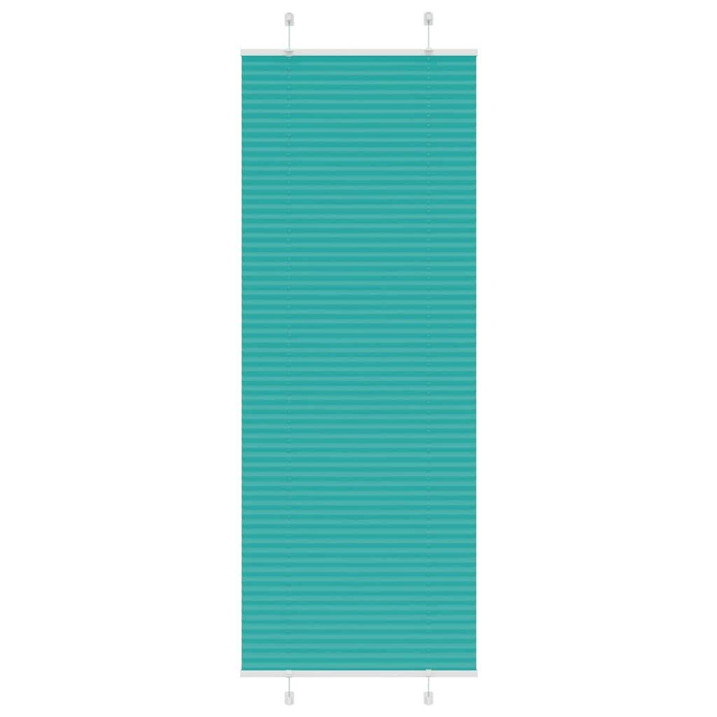 Plisségardin Benzin Grøn 80x200 cm Stofbredde 79,4 cm Polyester