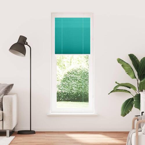 Plisségardin Benzin Grøn 80x200 cm Stofbredde 79,4 cm Polyester
