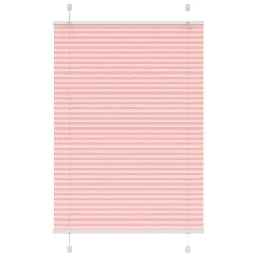 Plisségardin Lyserød 90x150 cm Stofbredde 89,4 cm Polyester