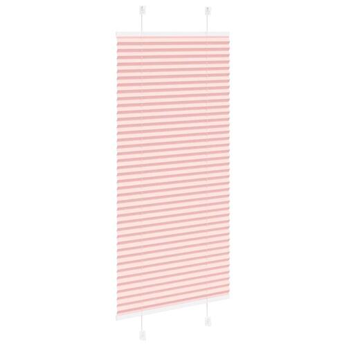 Plisségardin Lyserød 60x100 cm Stofbredde 59,4 cm Polyester