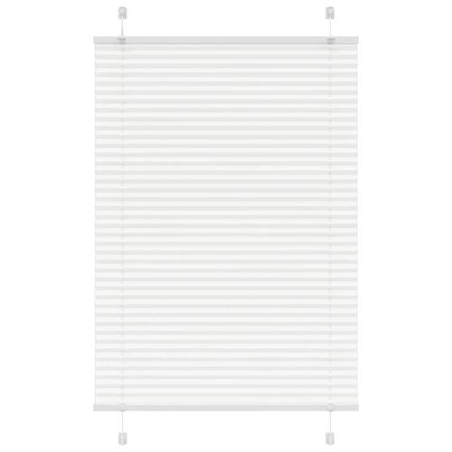 Plisségardin Hvid 90x150 cm Stofbredde 89,4 cm Polyester