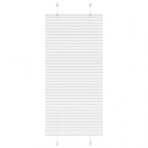 Plisségardin - hvid 65×150 cm, stofbredde 64,4 cm, polyester