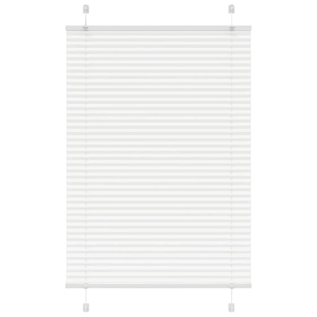 Plisségardin Hvid 100x150 cm Stofbredde 99,4 cm Polyester