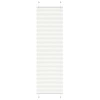 Plisségardin Hvid 60x200 cm Stofbredde 59,4 cm Polyester
