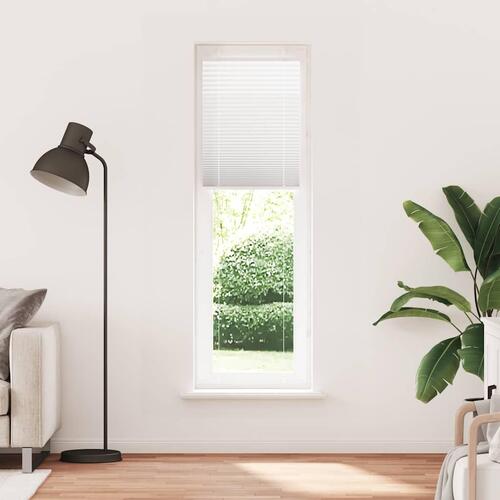Plisségardin Hvid 60x200 cm Stofbredde 59,4 cm Polyester