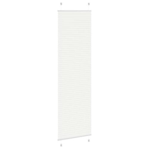 Plisségardin Hvid 60x200 cm Stofbredde 59,4 cm Polyester