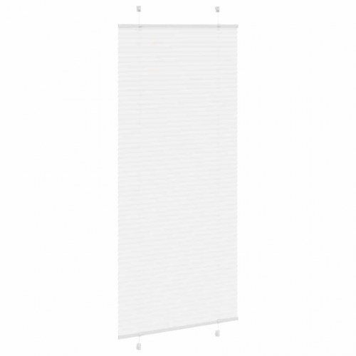 Plisségardin Hvid 95x200 cm Stofbredde 94,4 cm Polyester