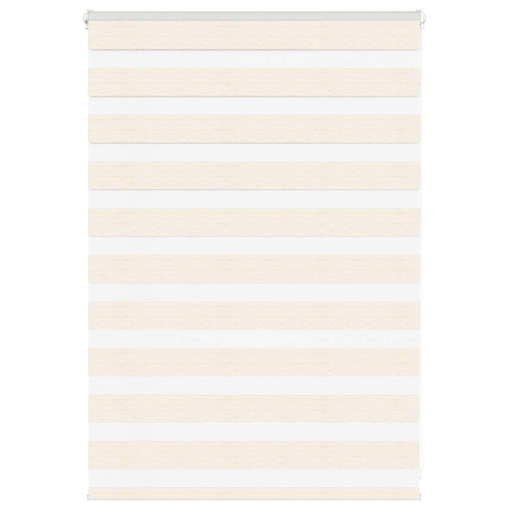 Zebragardin marmorbeige 115x100 cm stofbredde 110,9cm polyester