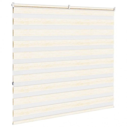 Zebragardin - marmorbeige 160×150 cm, stofbredde 155,9 cm, polyester