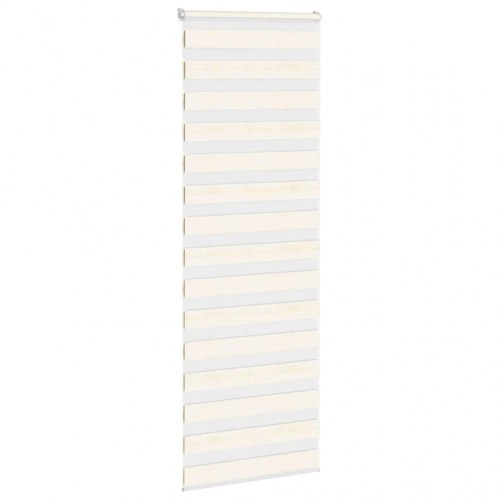 Zebragardin marmorbeige 90×200 cm - stofbredde 85,9 cm, polyester