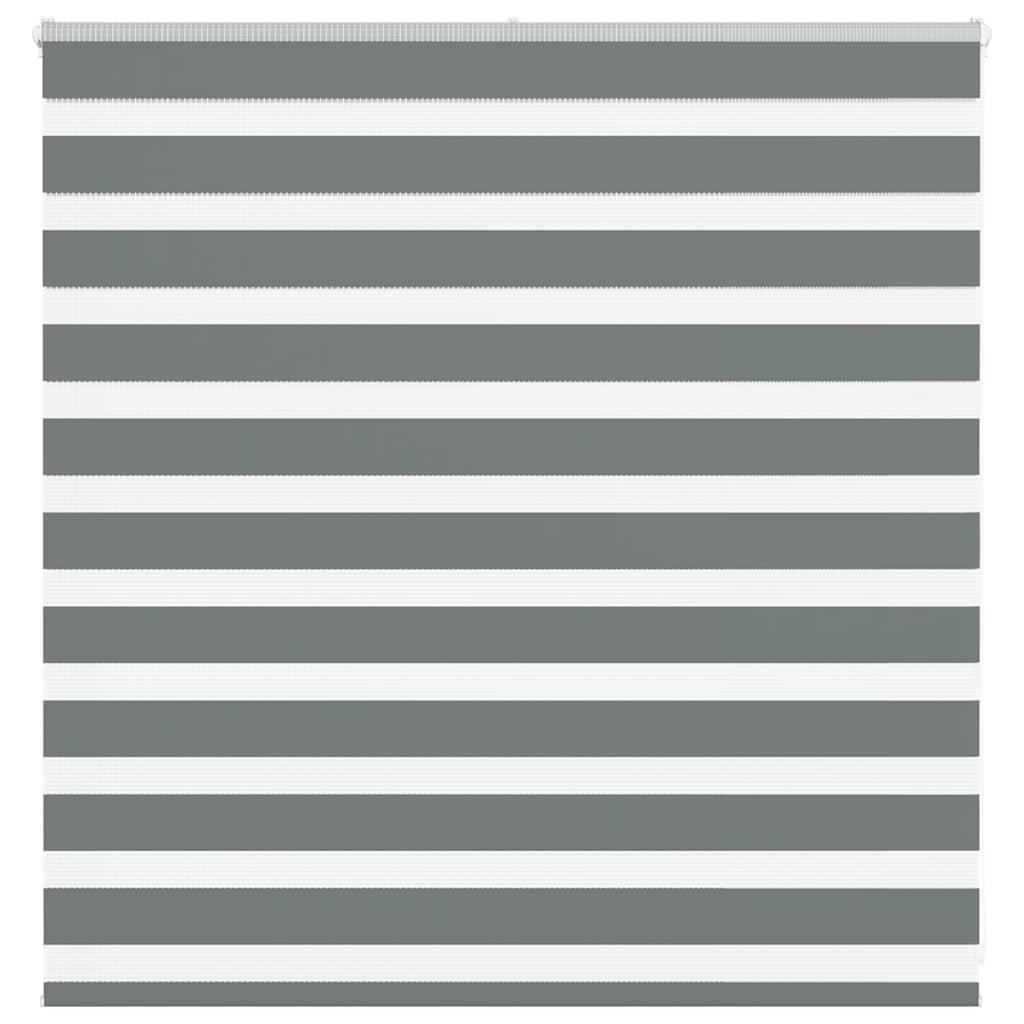 Zebragardin mørkegrå 150x100 cm stofbredde 145,9 cm polyester