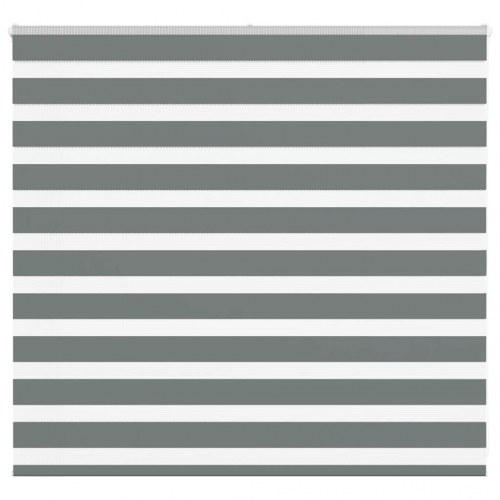 Zebragardin mørkegrå 160×100 cm - stofbredde 155,9 cm, polyester