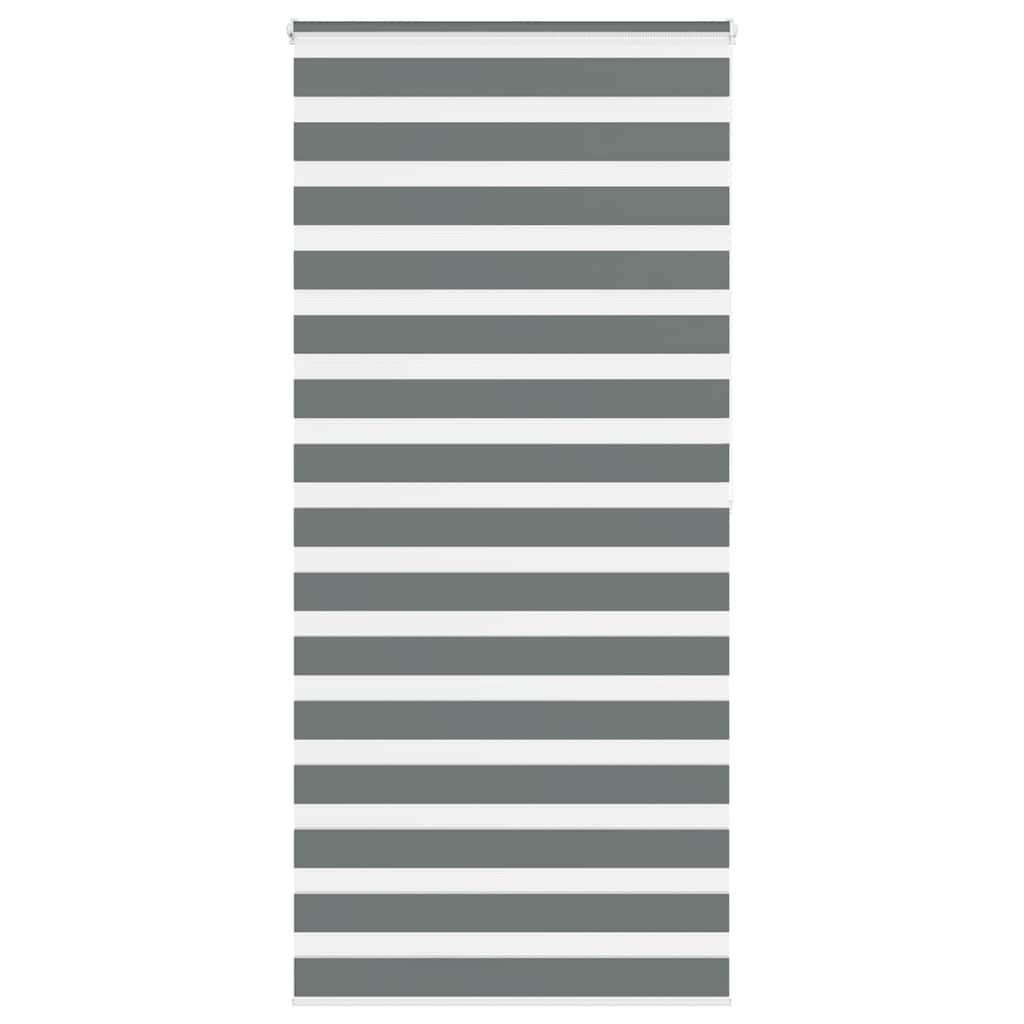 Zebragardin mørkegrå 115x200 cm stofbredde 110,9 cm polyester