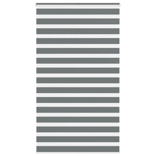 Zebragardin mørkegrå 125×230 cm - stofbredde 120,9 cm, polyester
