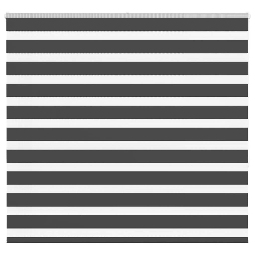 Zebragardin sort 160x150 cm stofbredde 155,9 cm polyester