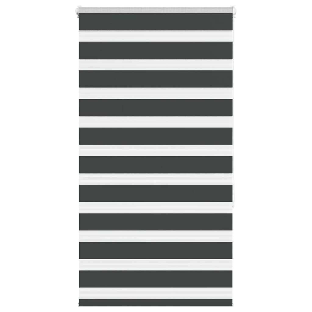 Zebragardin sort 85x150 cm stofbredde 80,9 cm polyester
