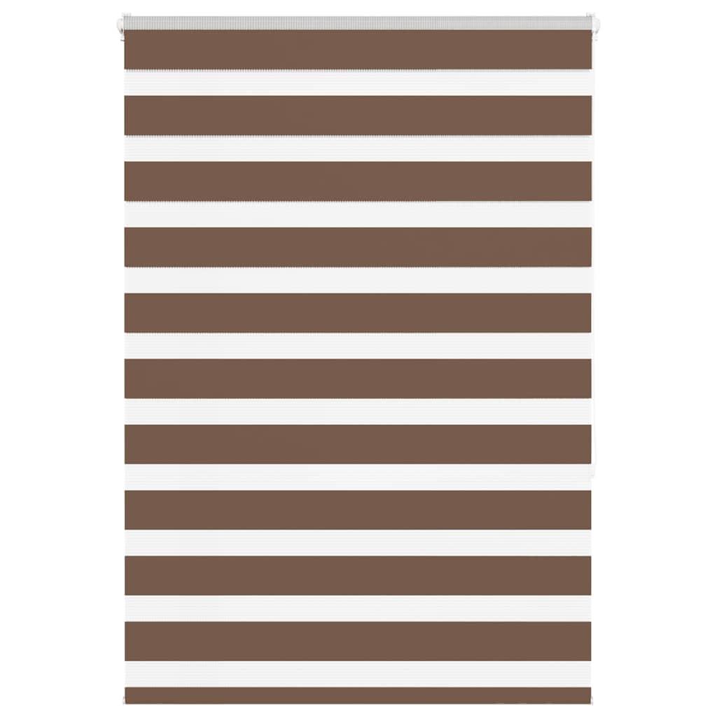 Zebragardin brun 115x150 cm stofbredde 110,9 cm polyester