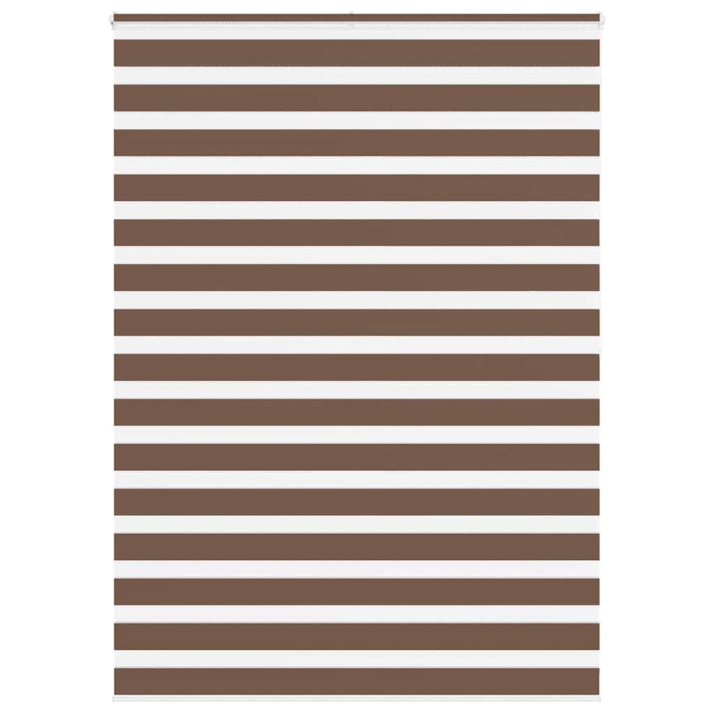 Zebragardin brun 160x200 cm stofbredde 155,9 cm polyester