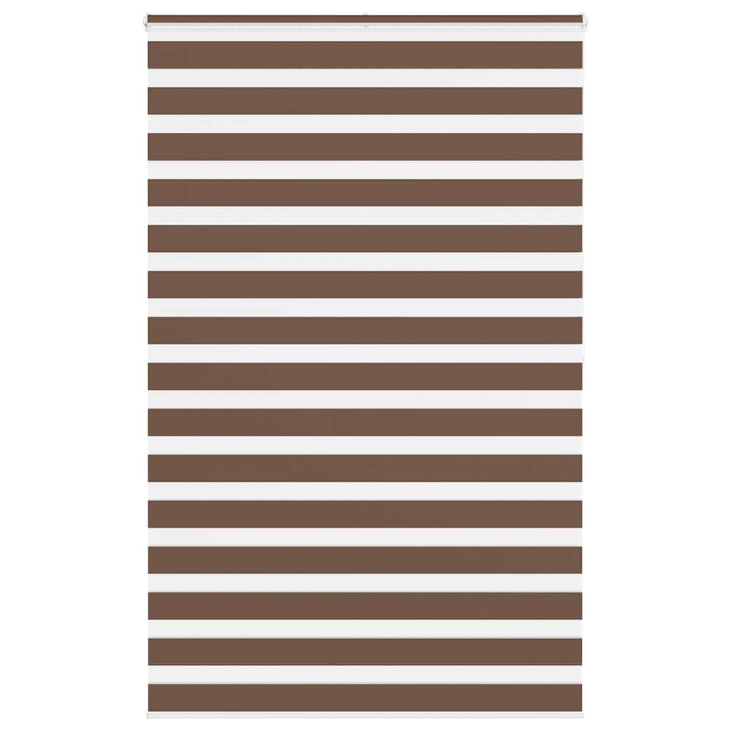 Zebragardin brun 150x200 cm stofbredde 145,9 cm polyester billede