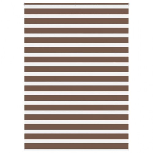 Zebragardin - brun 165×230 cm, stofbredde 160,9 cm, polyester