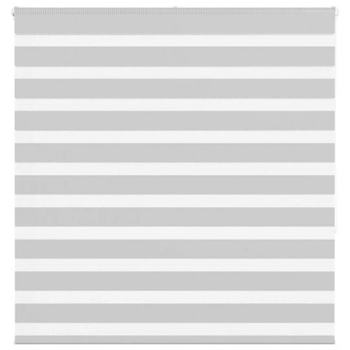 Zebragardin lysegrå 145×150 cm - stofbredde 140,9 cm, polyester
