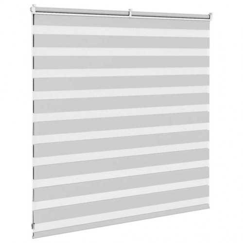 Zebragardin lysegrå 140×100 cm - stofbredde 135,9 cm, polyester