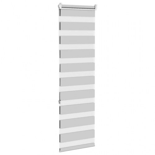 Zebragardin lysegrå 50×150 cm - stofbredde 45,9 cm, polyester