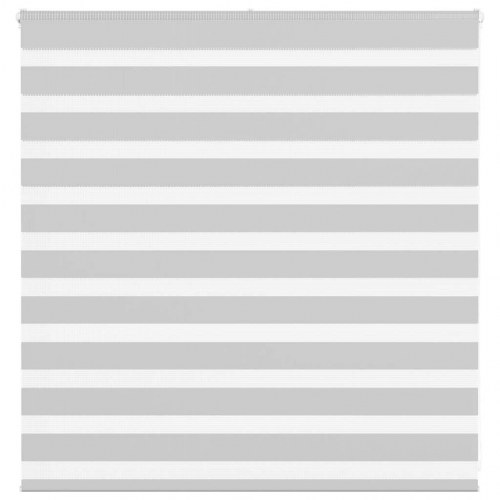 Zebragardin - lysegrå 150×100 cm, stofbredde 145,9 cm, polyester