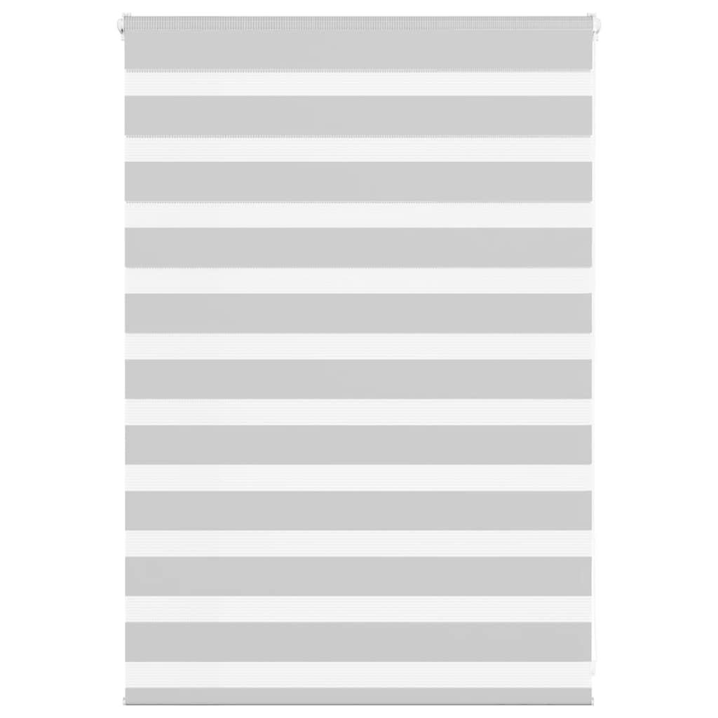 Zebragardin lysegrå 110x100 cm stofbredde 105,9 cm polyester billede