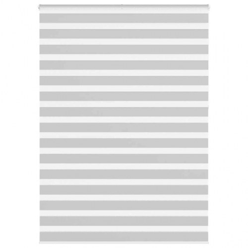 Zebragardin - lysegrå 165×230 cm, stofbredde 160,9 cm, polyester