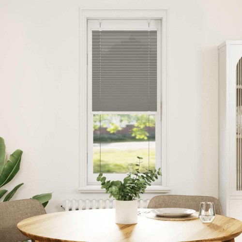 Plisségardin antracit 40×100 cm - stofbredde 39,4 cm, polyester