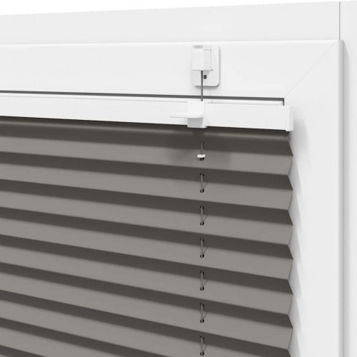 Plisségardin antracit 40×100 cm - stofbredde 39,4 cm, polyester