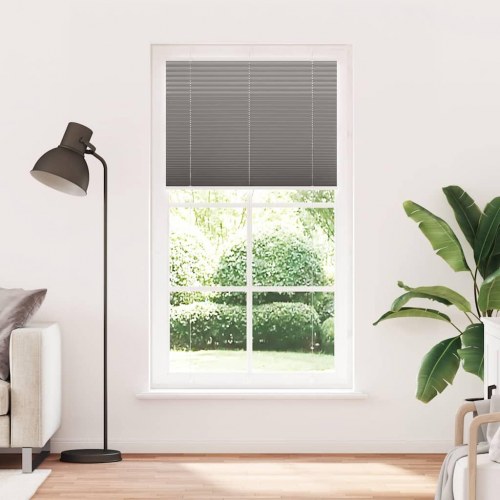 Plisségardin antracit 110x200 cm - stofbredde 109,4 cm, 100 % polyester