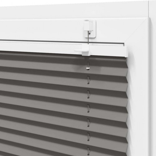 Plisségardin antracit 120×200 cm - stofbredde 119,4 cm, polyester