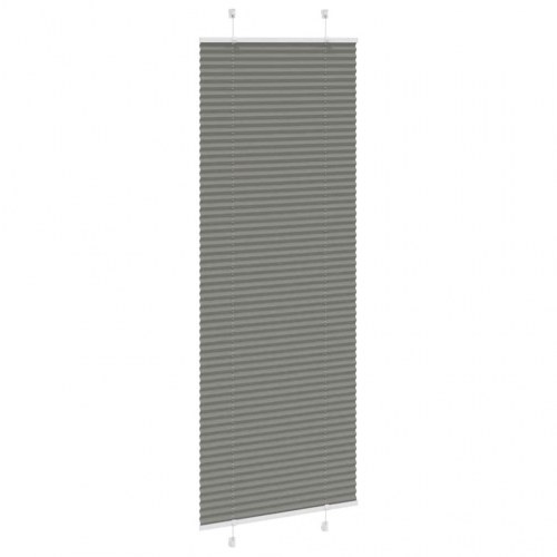 Plisségardin antracit 80×200 cm - stofbredde 79,4 cm, polyester