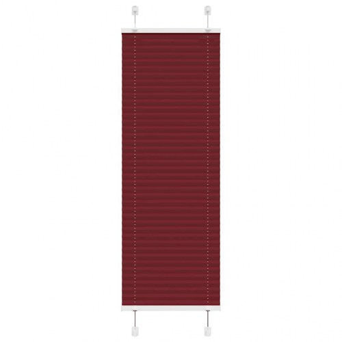Plisségardin bordeauxrød 45×150 cm - stofbredde 44,4 cm, polyester