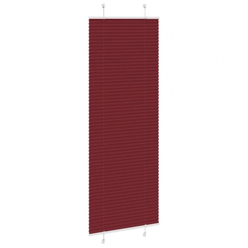 Plisségardin bordeauxrød 75×200 cm - stofbredde 74,4 cm, polyester