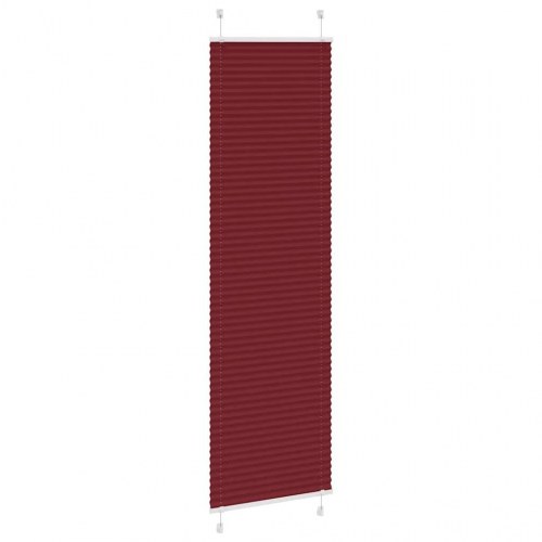 Plisségardin - bordeauxrød 65×200 cm, stofbredde 64,4 cm, polyester