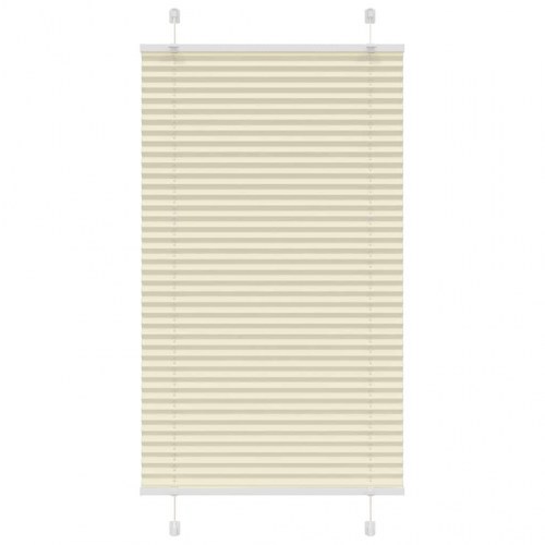 Plisségardin creme 75x100 cm - stofbredde 74,4 cm, polyester